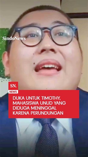 Timothy Anugerah Saputra, mahasiswa semester 7 Program Studi Sosiologi FISIP Universitas Udayana (Unud) Bali, meninggal pada 15 Oktober 2025. Ia diduga bunuh diri dengan melompat dari lantai empat gedung FISIP. Tragedi ini sontak menjadi viral di media sosial dan memicu diskusi nasional mengenai bahaya bullying di lingkungan pendidikan tinggi. Kasus ini menyita perhatian publik setelah mencuat dugaan bahwa korban mengalami perundungan sebelum meninggal dan bahkan dijadikan bahan candaan oleh sej