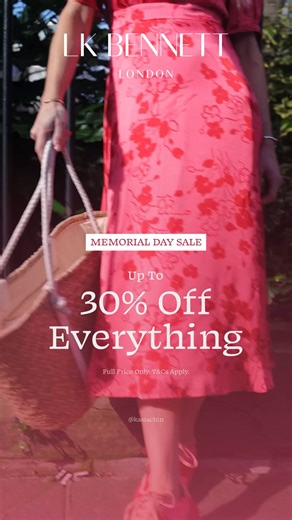Summer is calling. Curate your style rotation with up to 30% off everything. | LK Bennett