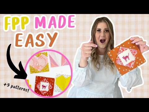 Foundation Paper Piecing for Beginners ✂️ + 3 FREE Block Patterns!