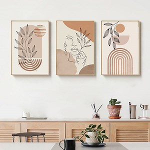 [Hot Item] Abstract Canvas Wall Art Printing Modern Simple Designer Art Painting Home Room Decoration Git Luxury Aesthetic Artistic Western