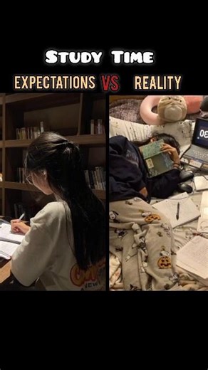 Expectations vs Reality of study time.........#shortvideo #music #shorts #shortsfeed #funny #comedy