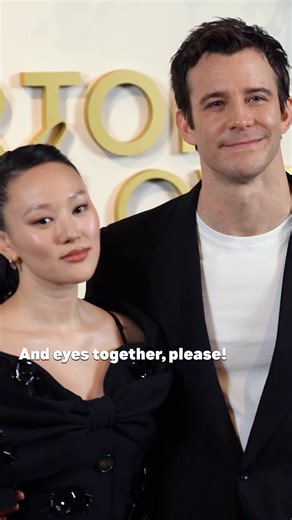 Luke Thompson and Yerin Ha looking SO stylish together 🥹 One thing about the Bridgerton cast, they always deliver a flawless look 🤩 | MTV UK