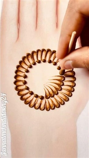 Very Easy Simple Mehndi Design | Beautiful Mehndi Design | Minimal & Elegant Mehndi Design