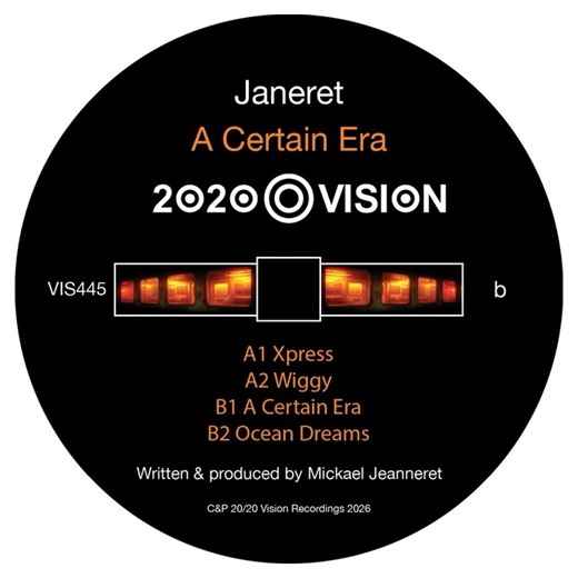 20/20 Vision on Instagram: "20/20 Vision welcome Janeret For the first release of 2026 we welcome the white hot talent from France known as @janeret_ As soon as we heard early Janeret productions we knew this was an artist made for @2020vision_recordings. Janeret seamlessly mixes emotively charged dance floor tracks with a deep sensibility, a fine ear for chord progressions and immaculate production techniques. A prolific producer, so it just became a case of whittling down the best EP possible 