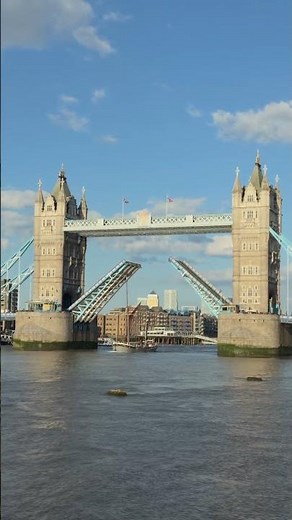 London Tower Bridge open for Ship Pass by