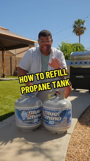 It’s summer ☀️ Let’s grill. But first, you need to know how to refill your propane tank #grilling #summer #grill #propane #problemsolved