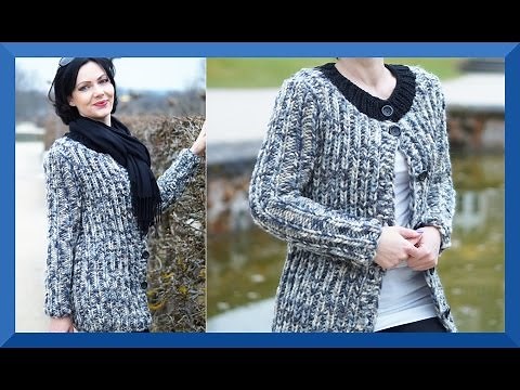 JACKE STRICKEN EINFACH FÜR ANFÄNGER Anleitung