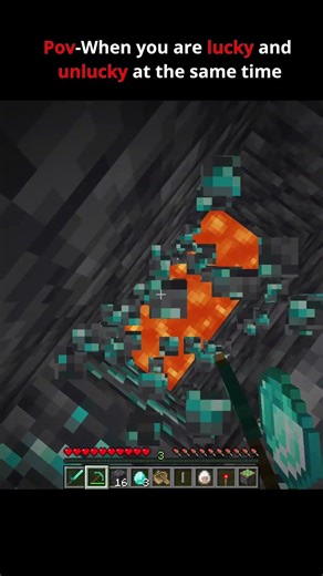 Still breaking the netherithe blocks #minecraft