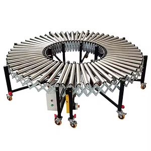 [Hot Item] Stainless Roller Conveyor Turntable Automatic Powered Extend Flexible Roller Conveyor