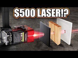 You can make EPIC things with this $500 LASER! Creality CR Falcon Laser 10w Test and Review