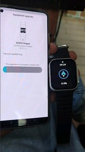 SOFTWARE UPDATING IN SMARTWATCH #smartgadgets #smartwatch #software #updates