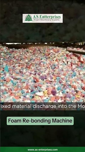 Foam Re-bonding Machine | Efficient Rebonded Foam Block Production