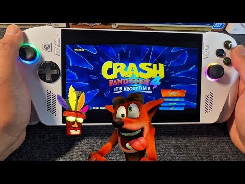 Crash Bandicoot 4 POV Gameplay | ASUS ROG Ally Handheld (Xbox Controls)