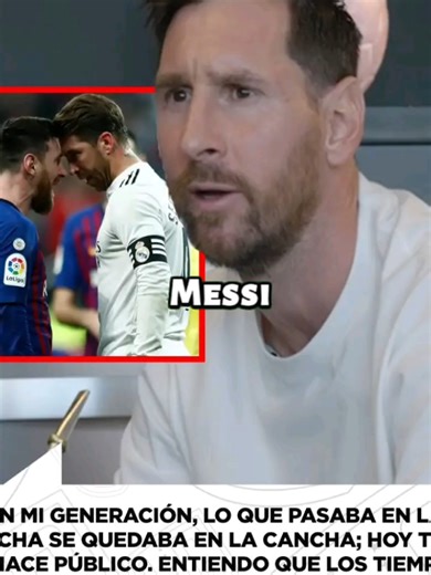 🚨🔥 MESSI MARCA POSTURA Y DEFIENDE EL CÓDIGO DE LA VIEJA ESCUELA ⚽🧠#Messi #Fútbol #ViejaEscuela #CódigoDelFútbol #Respeto #Capitán #Leyenda