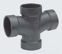 4 inch ABS DWV Double Tee