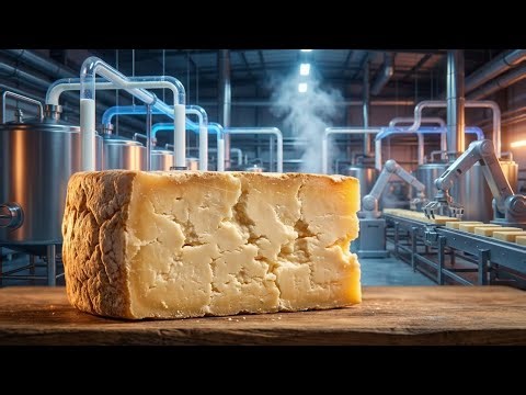 Inside a modern cheese factory: A process that will amaze you