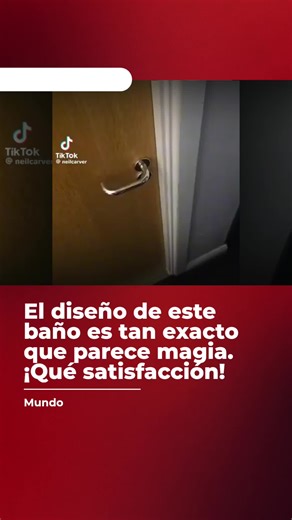 ¡Ingeniería de precisión o milagro arquitectónico! 📐🚽 Este video muestra un baño diseñado al milímetro: la puerta pasa exactamente por la curva de la bacha sin tocarla. Para algunos es una genialidad del aprovechamiento de espacio; para otros, un error calculado que salió bien de casualidad. Lo que es seguro es que el que lo diseñó se merece un premio. ¡Satisfacción visual pura! ✨🚪 ¿Genialidad o un desastre esperando a pasar? 👇