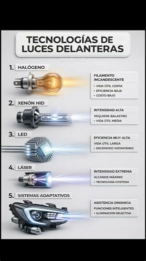 Car Headlights Explained: Halogen vs HID vs LED vs Laser! 🚗💡. #nn_electric_hobe