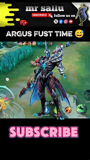 Fust time Argus us 😭#mobilelegends#shortvideo#mlbb