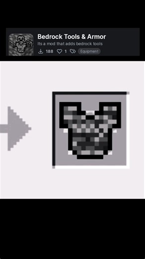 craft 185! ( bedrock chestplate 💀) #minecraft