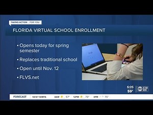 Florida Virtual School full-time enrollment opens mid-year Monday for K-12