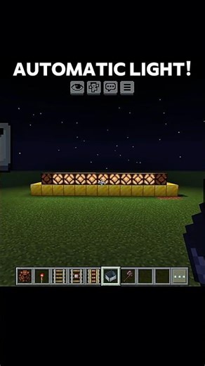 How to Build a Simple Automatic Light in Minecraft!