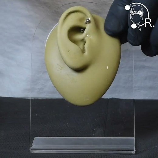 How to clean a rook piercing