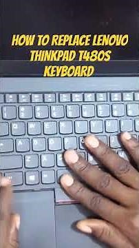 How to Replace Lenovo Thinkpad T480s Keyboard #shorts #keyboard #lenovo #thinkpad #t480s #howto