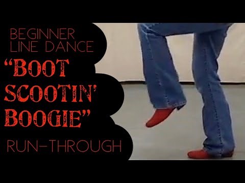Beginner Line Dance: Vancouver Boogie to Boot Scootin' Boogie Run through Video