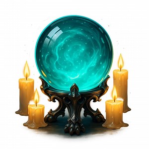 10 Crystal Ball Clipart: Fortune Teller PNG, Magic Sublimation Design (commercial Use, Digital Download) - Etsy