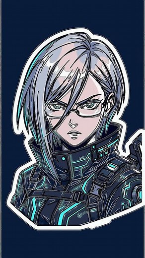 How to Draw Cyberpunk Anime Girl - Easy Step-by-Step