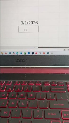 በ 5 ሰከንድ ቀንና ሰዓት በኤክሴል ለማስገባት! 🔥 #shorts