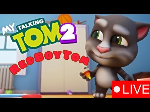 Talking Tom 2 gameplay LIVE🔴 | RedBoyTom #live #viral