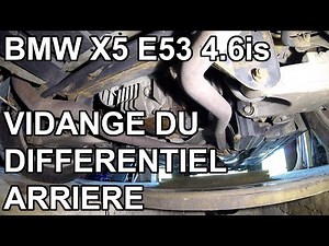 BMW X5 E53 - Vidange du différentiel arrière