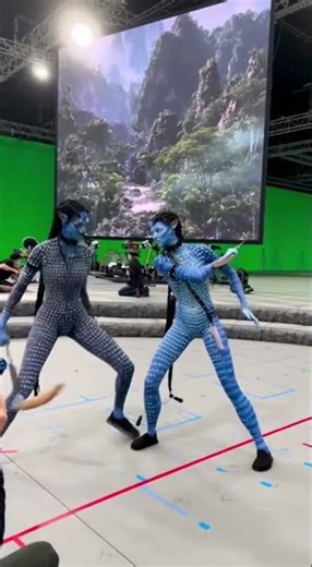 Avatar Behind the Scenes — Fight Scene Training in Action! 🎬💙⚔️