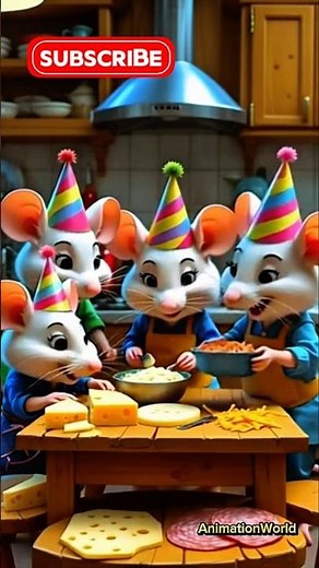 The Magic of AI Cartoons: A Fun World of Mice! | whimsical animation #aigenerated #kidscartoon