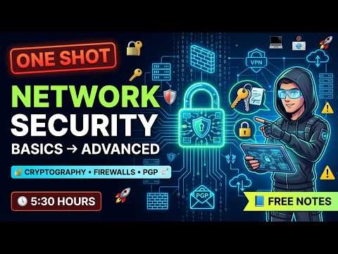 🔐 Complete Network Security Explain | Basics To Advance 🔥| FREE Notes