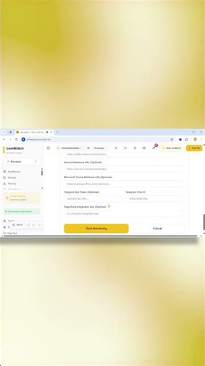 How to Add a Website to Monitor | LemWatch Quick Setup Tutorial