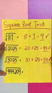 814K views · 3.3K reactions | Square root trick | Russ and Stef's Show | Facebook