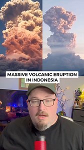 256K views · 3.6K reactions | Massive volcanic eruption  Mount Lewiston Laki Laki Indonesia  | Jake vs the state | Facebook