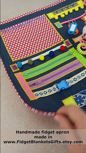 Introducing Our Handmade Busy Fidget Blanket: Perfect for Dementia & Alzheimer's Care