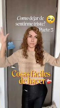 COMO DEJAR DE SENTIRME TRISTE?❤️‍🩹| Parte 3. Consejos fáciles #ayuda #consejo #autoestima #tristeza
