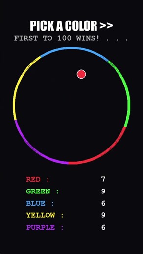 Which Color is the Fastest? 🏎️💨 #Satisfying