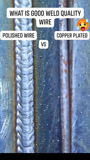 Mig polished Vs copper plated Welding #beginner #weld #weldernation #welderproblems #welders #stickwelding #SMAW #construction #short #shortvideo #fbreels #reels #reelsvideo #viralreels #fabricator #poland #Push #viral #viralvideos #OFW #fbreels #hardwork #Wonderful #AmaZing #robotics #amazingvideo #metalwork #fypシ゚ #fypシ゚viralシ | Jezreel Catalan