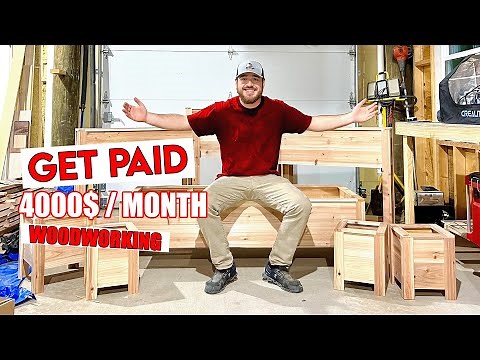 Woodworking Side Hustle – $4,000/Month (Free Plans!)