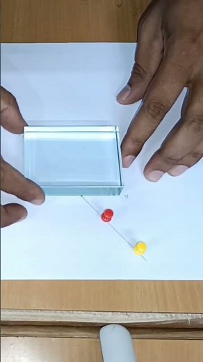 Glass Slab Experiment | Class 10 | by Vigyan Guru Vikas Singh | #vgvs #science #ytshorts #class10