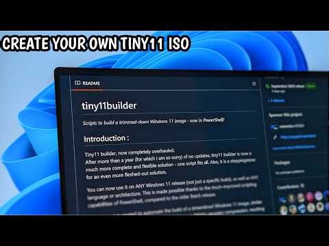 I Made My Own Tiny11 ISO (And So Can You!)