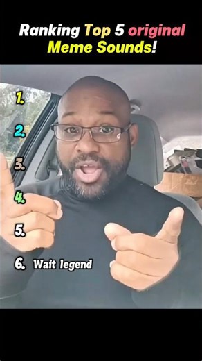 Top 5 Original Memes Sounds! #shorts #funny #viral #ranking #cool #funnyshorts