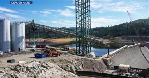 Gross Reservoir Dam Expansion Project to expand the base of the dam another 180 feet this year