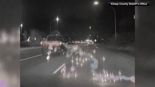 VIDEO: Passenger shoots fireworks out truck window during road rage incident